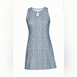 Nuu Muu Athletic Sleeveless A Line Yoga Tunic Dress Summit Print Size Large